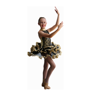 Flair Dancewear Black and Gold
