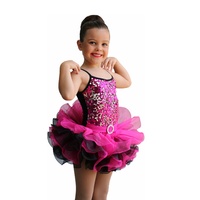 Pink and Black Tutu Dress