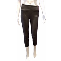 Flair 3/4 dark grey mesh yoga pants