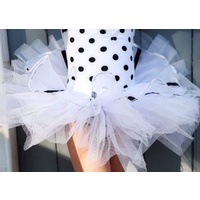 Spotty Black and White dot tutu dress