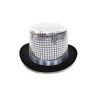 Top Hat sequin [Colour: Silver]
