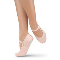 Leather split sole ballet shoes