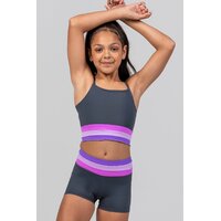 Sylvia P Soul Sounds Reversible Cropped Singlet