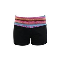 Aztec Floral Shorts Black - Junior