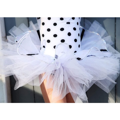 Black and White dot tutu dress