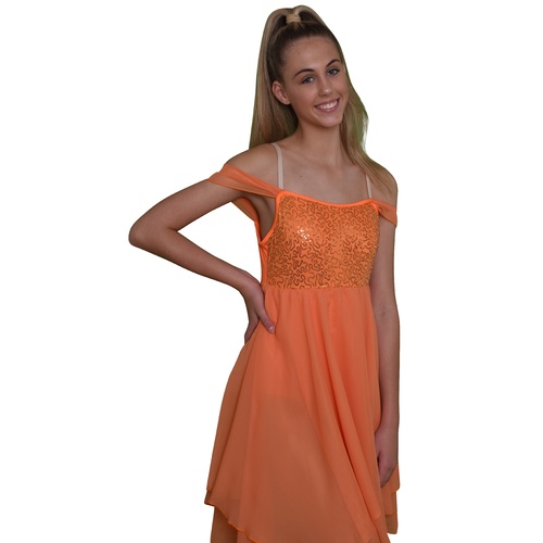 I'm So Pretty Lyrical Dress [Colour: Orange]