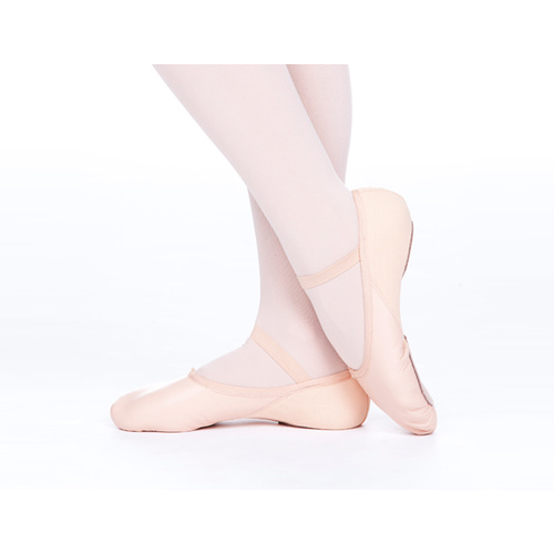 Slick Leather Ballet Shoes split sole [Adult's Size: 7] [Width: Narrow]