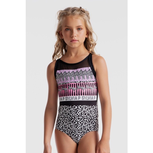Sylvia P Zebra Power Leotard [Size: Small Adult]