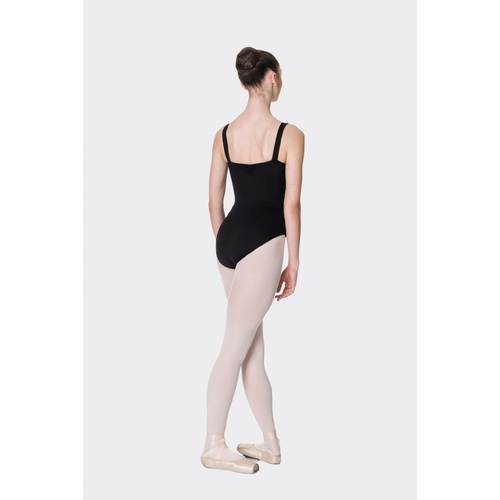 Studio 7 Wide strap leotard [Colour: Black] [Size : X Large Child]