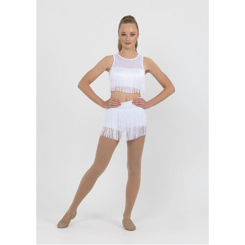 Tassel Shorts [Colour: White] [Size: Small Child]