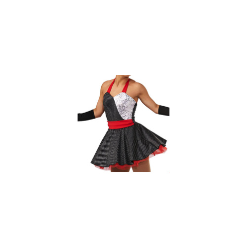 Glitter Pinstripe Dress (Size: Large Child)